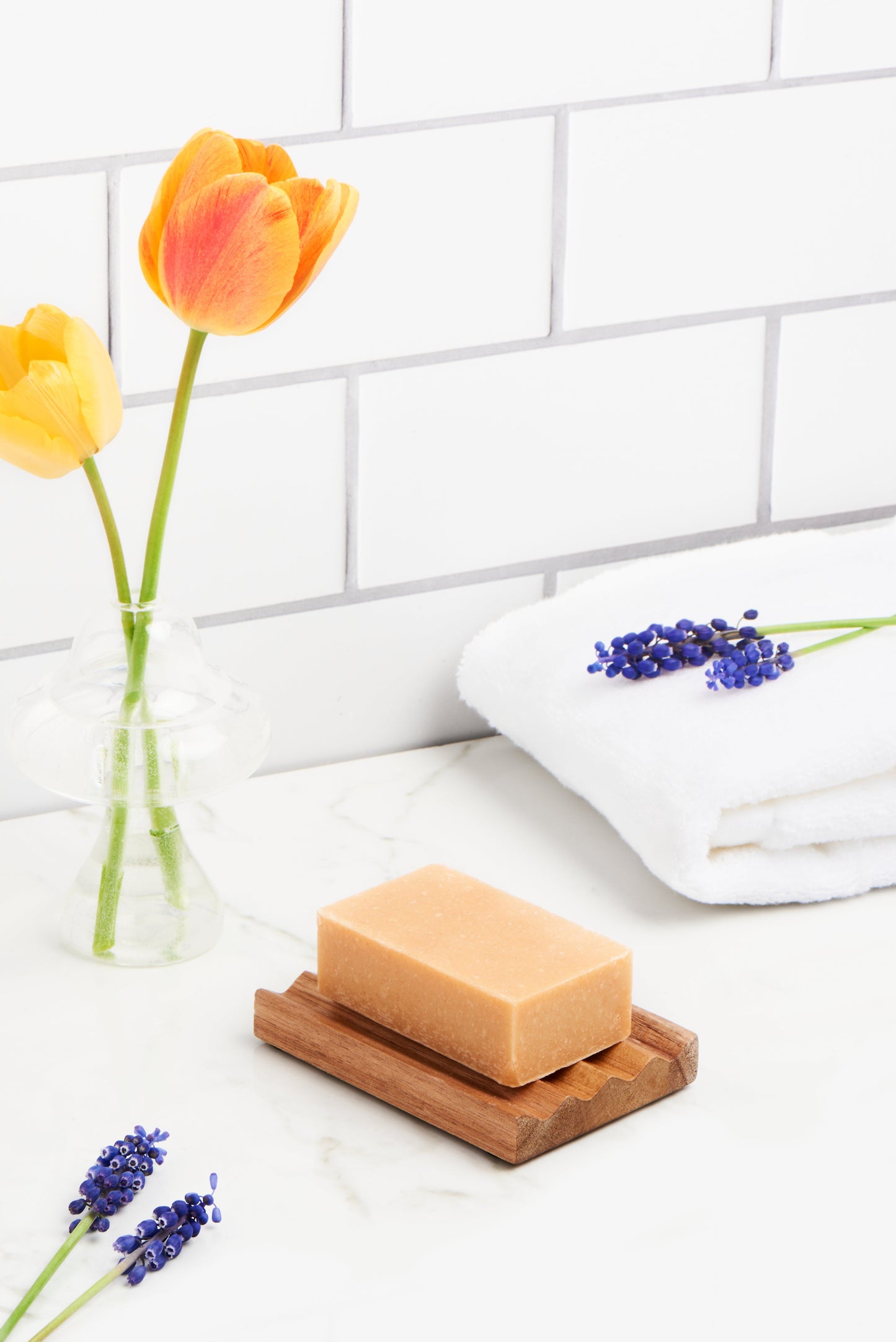 Teak Rectangular Zig Zag Soap Dish