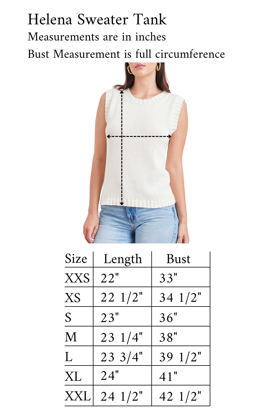 Helena Sweater Tank