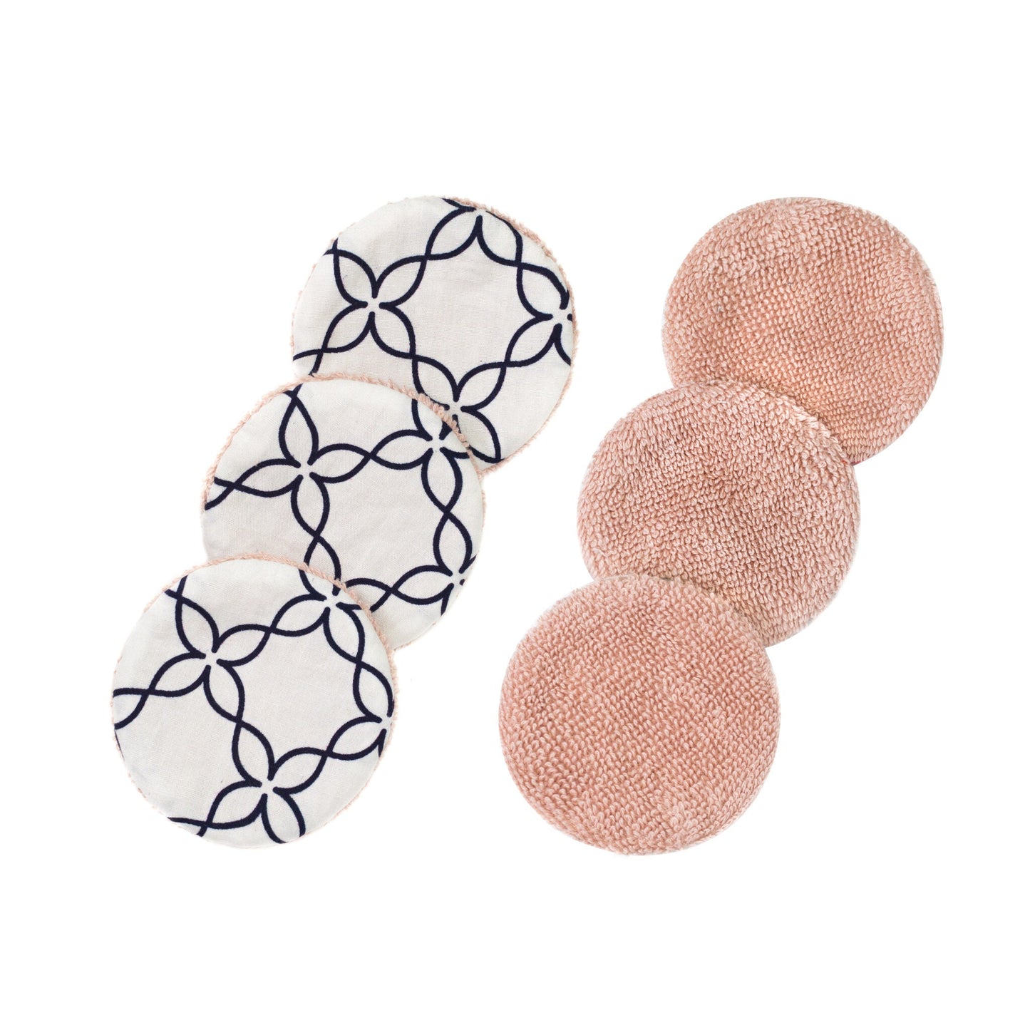 Set of 6 Reusable Organic Cotton Rounds