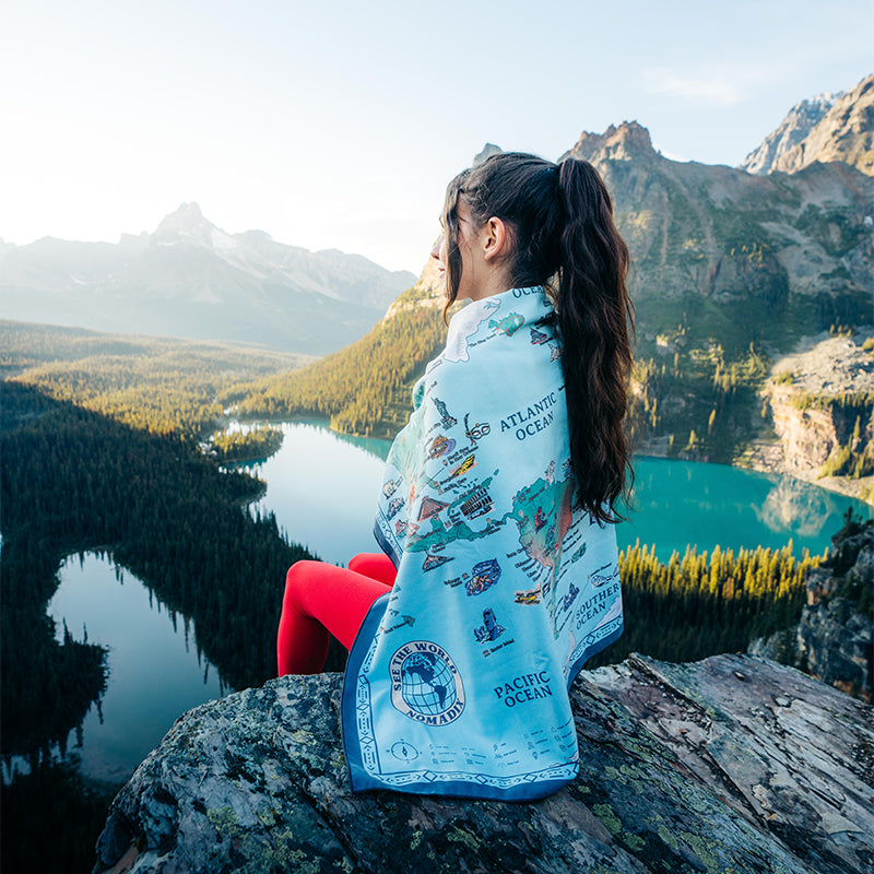 Ultralight Towel: World Map