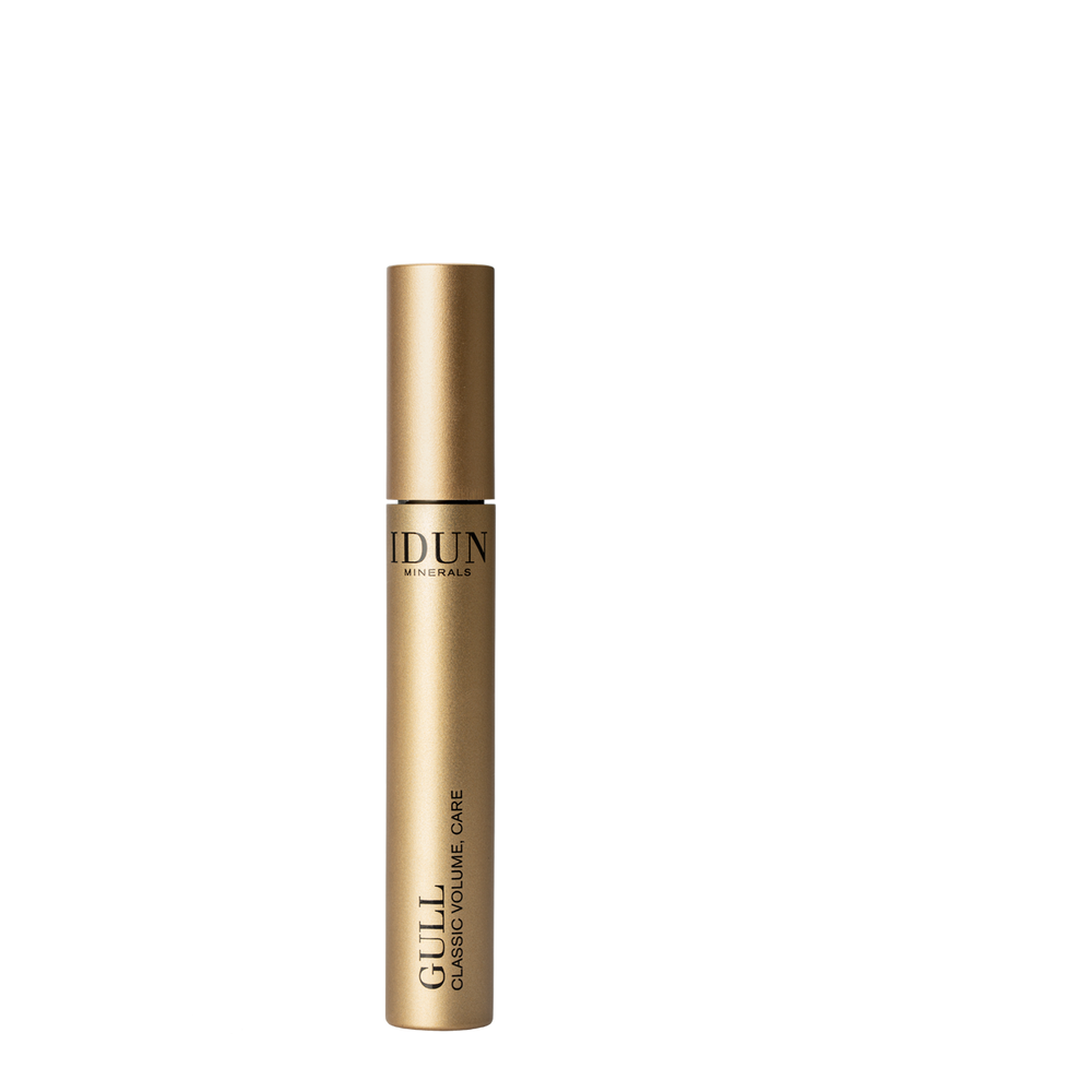 IDUN Minerals Mascara Gull – a volumizing and lengthening black mascara with a nourishing formula for bold, defined lashes