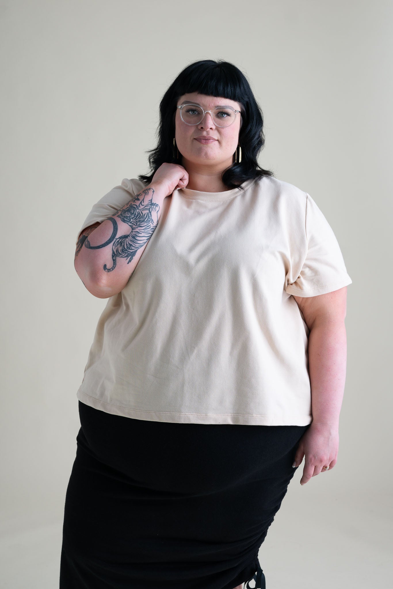 Liza Tee in Vanilla
