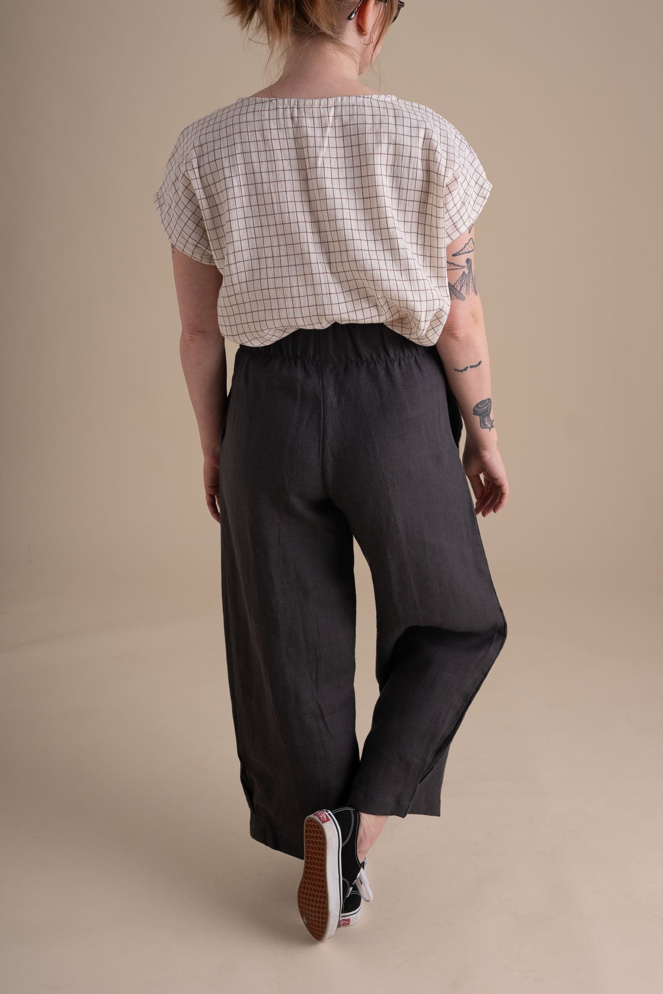 Crescent Moon Pants (Updated) in Stone