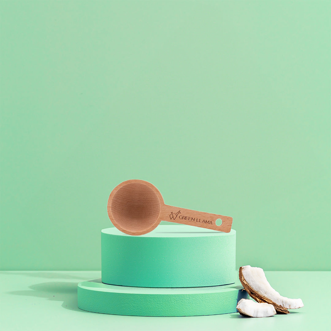 Eco-friendly Wooden Laundry Scoop by Green Llama