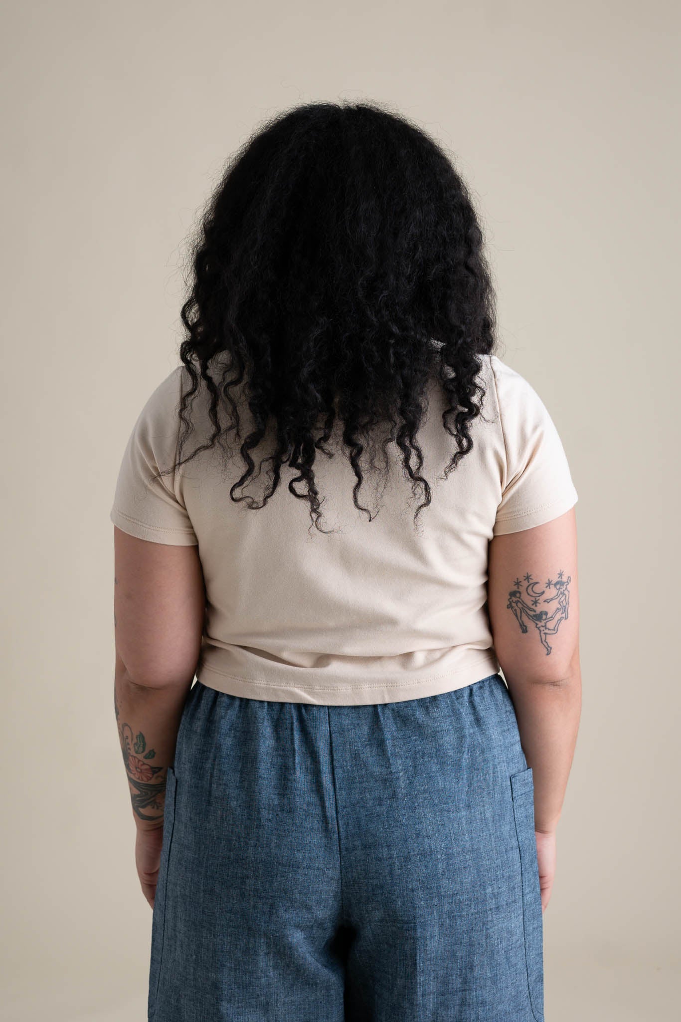 Eden Crop Tee in Vanilla
