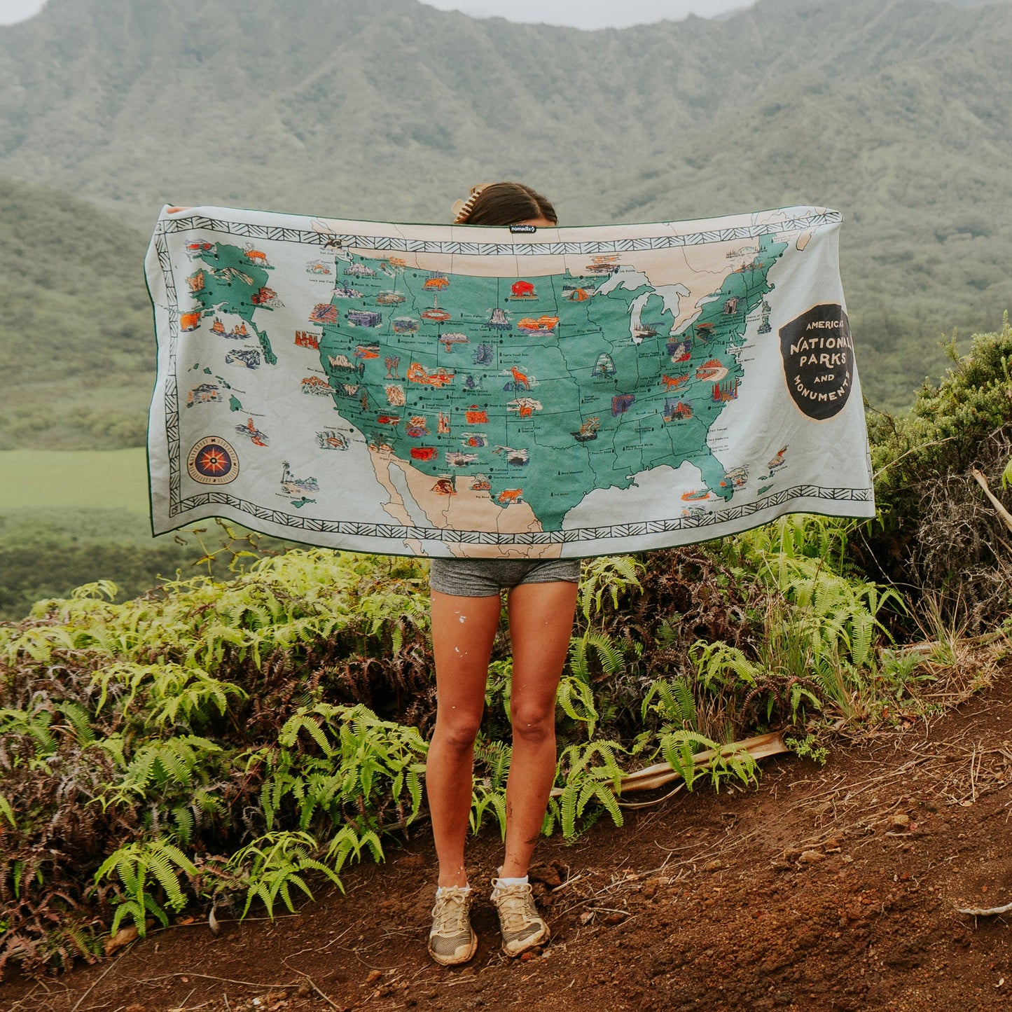 Original Towel: National Parks and Monuments Map