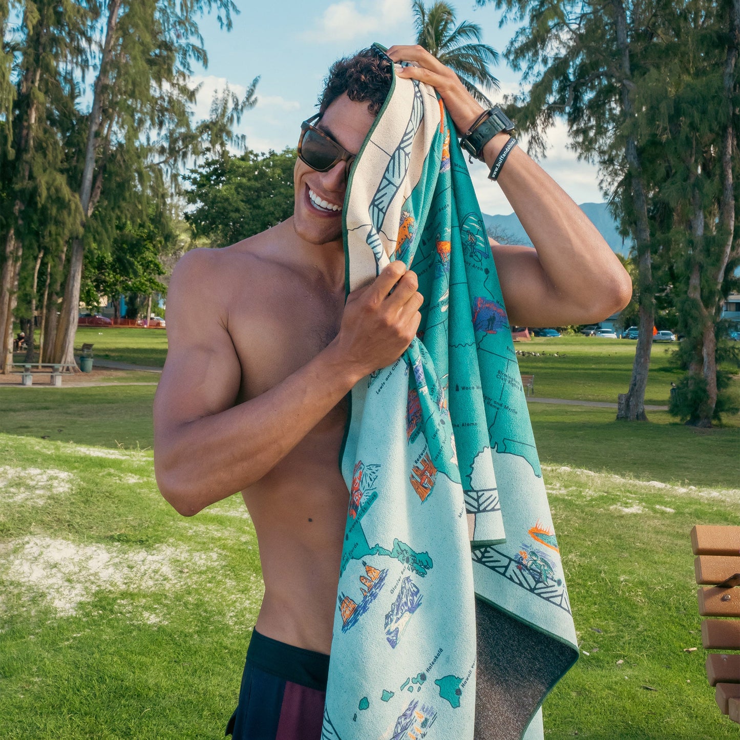Original Towel: National Parks and Monuments Map