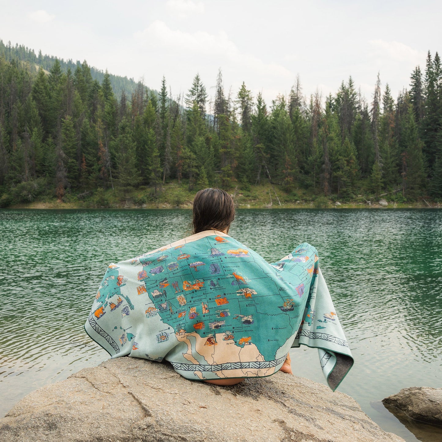 Original Towel: National Parks and Monuments Map