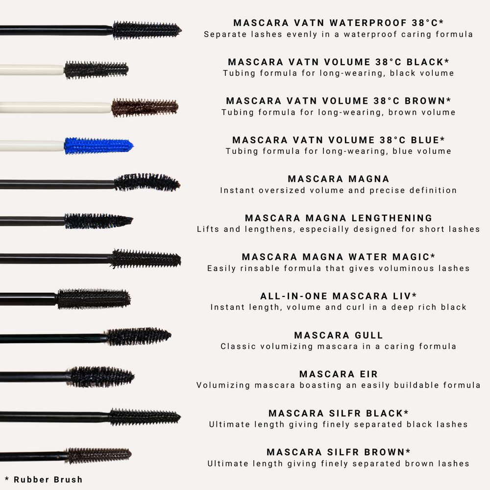 Environmentally friendly mascara – plastic-free, refillable mascara with organic oils