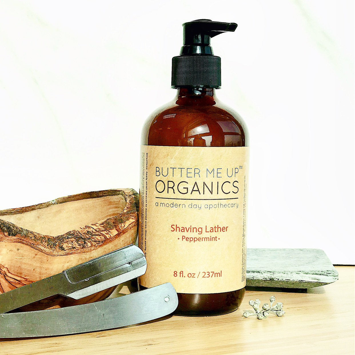 Natural Shaving Lather / Shaving Cream / Organic Shaving / Non Toxic Shaving Cream