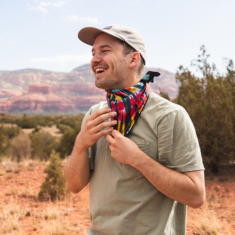Bandana Towel: Tie-Dye Multi