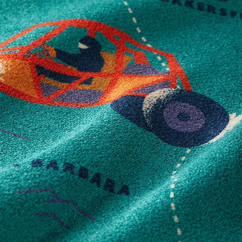 Original Towel: California Map Towel 2