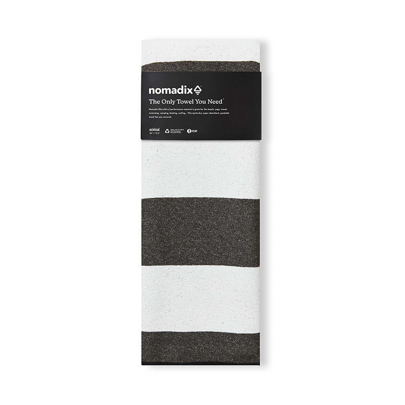Original Towel: Stripes Noll Black