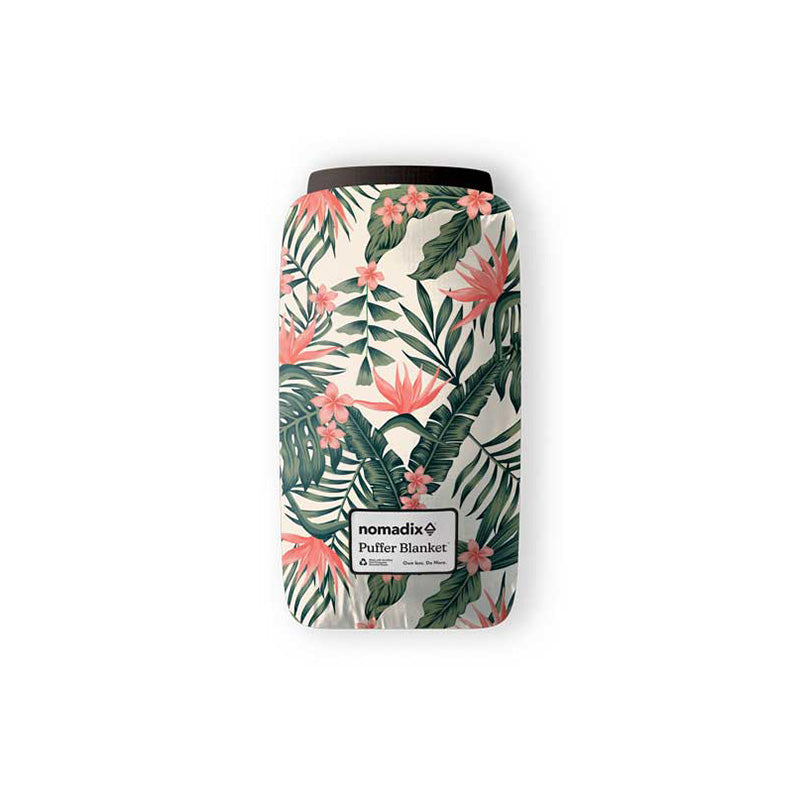Puffer Blanket: Palms Pink