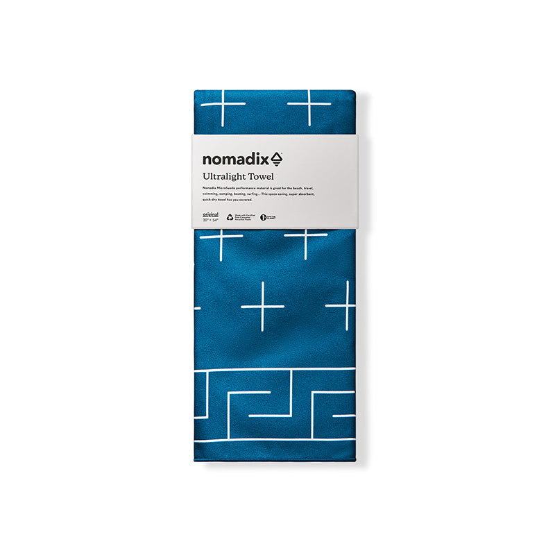 Ultralight Towel: Barton Dark Blue