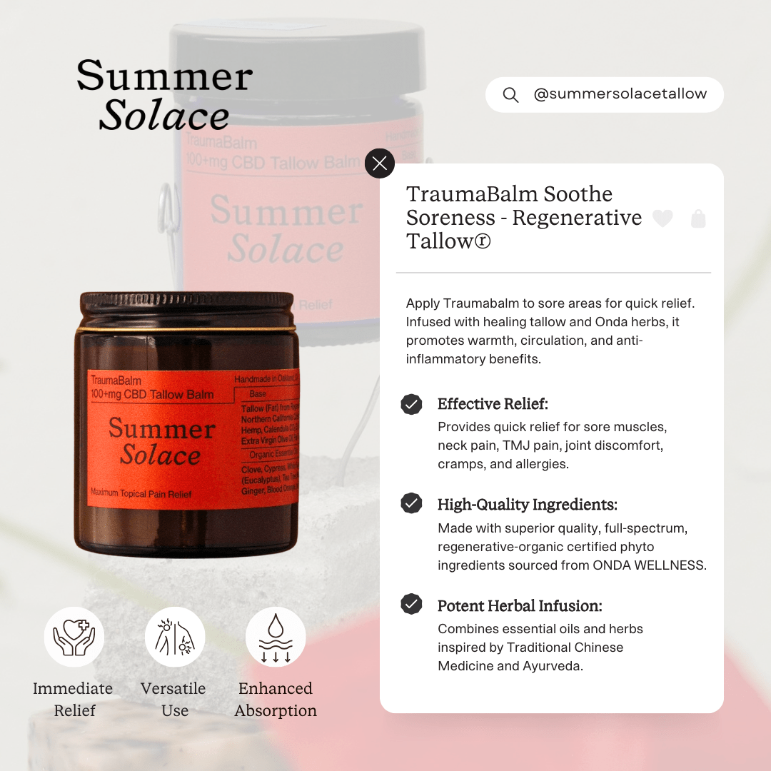 TraumaBalm Set – Warming Muscle Rub | Capsicum & Thai Ginger