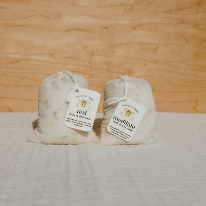 meditate bath soak