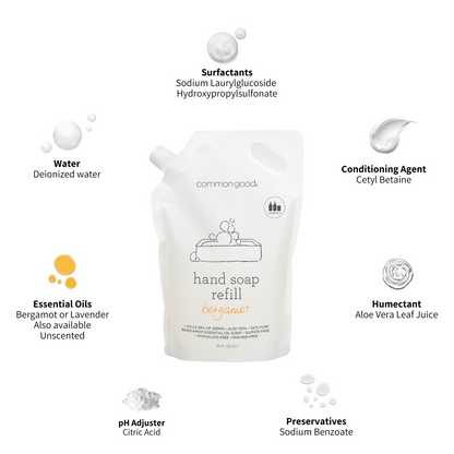 Hand Soap Refill Pouch, 34 Fl Oz
