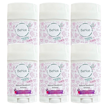 2-Pack all-Natural Deodorants for Kids & Teens
