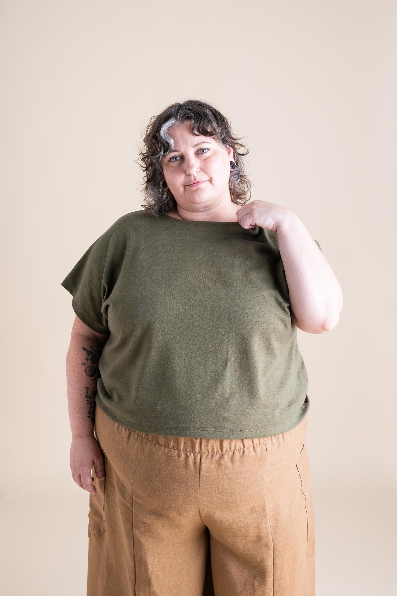 Saturday Tee in Moss
