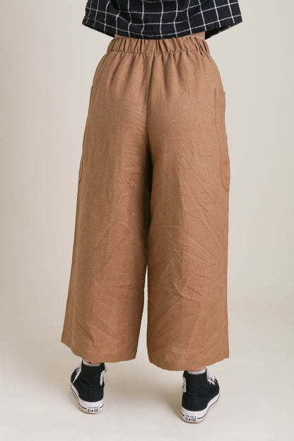 Zero Waste Pants in Ginger