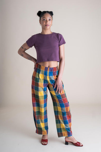 Crescent Moon Pants in Kaleidoscope