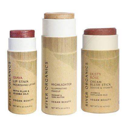 Lip + Highlighter + Blush Set