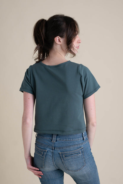 Eden Crop Tee in River