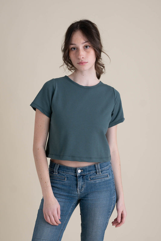 Eden Crop Tee in River