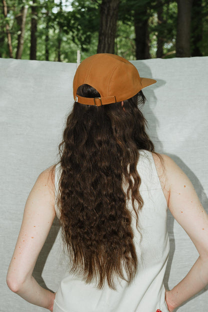 Quilted Camp Hat by Sundew Sewing in Grid