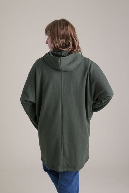 Cocoon Coat in Forest
