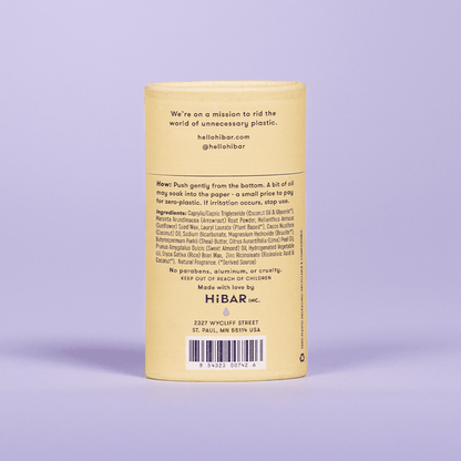 Plastic-Free Deodorant