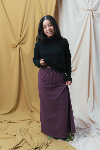 Emmeline Skirt in Plum