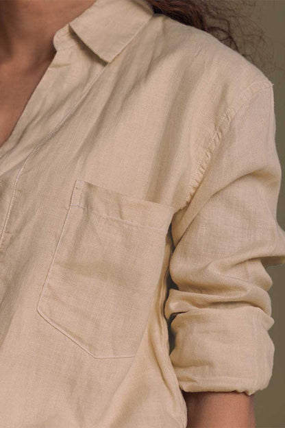 Meet me by the Cliff Dress in Neutral Beige