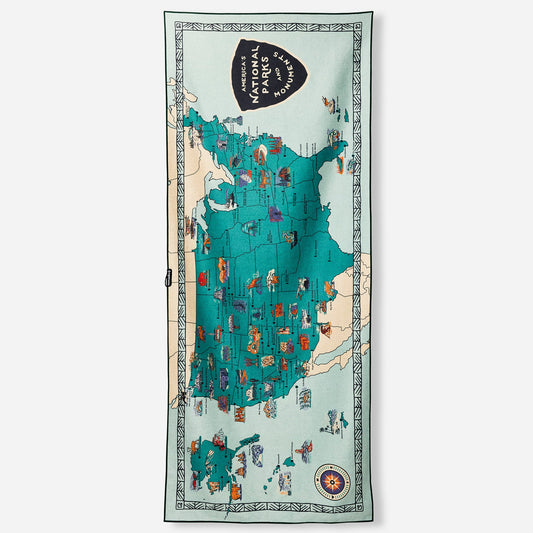 Original Towel: National Parks and Monuments Map