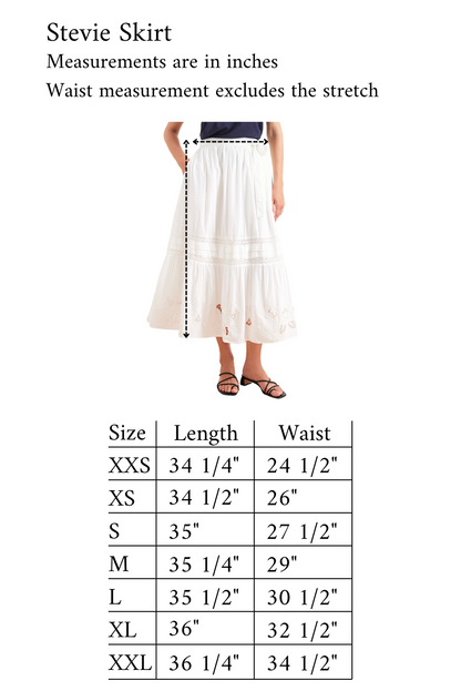Stevie Skirt In Off White