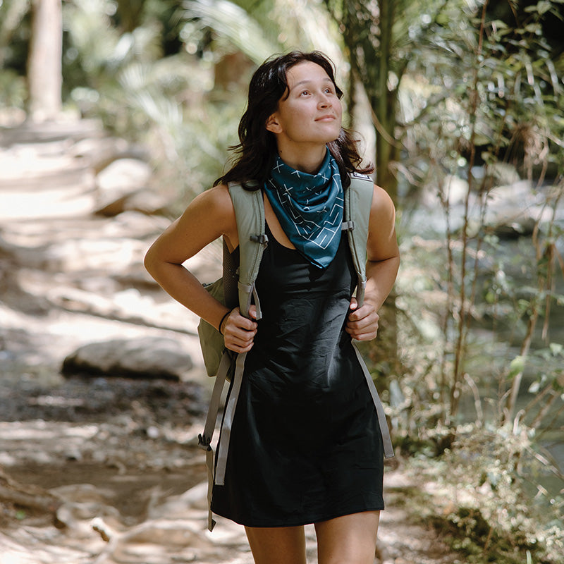 Bandana Towel: Barton Dark Blue