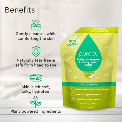 Baby Shampoo & Body Wash (Tear-Free)