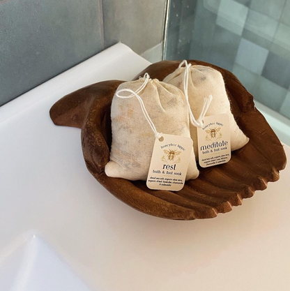 meditate bath soak