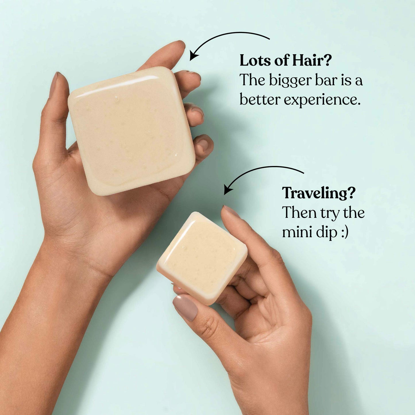 Mini Dip Color Safe Shampoo Bar for Every Day - Tangerine & Honeydew
