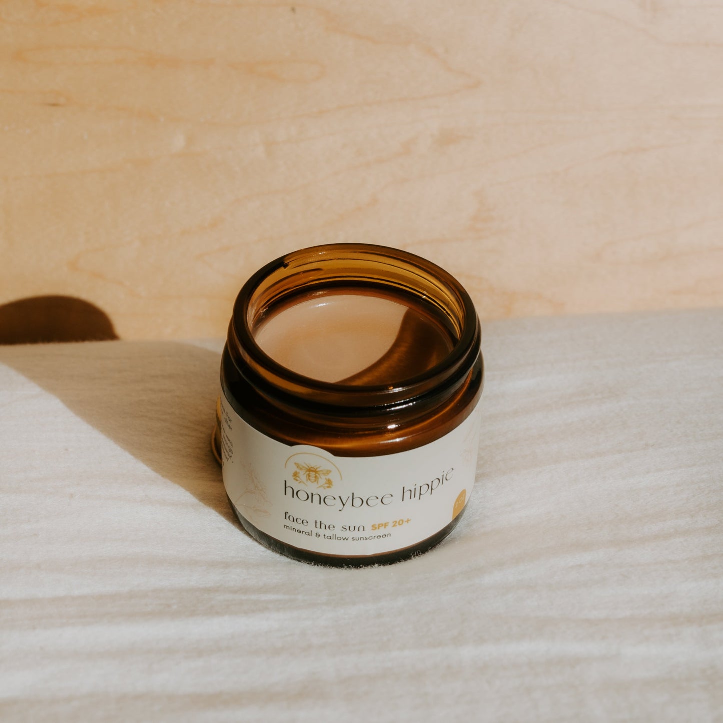 face the sun - herbal tinted mineral & tallow skin protection by Honeybee Hippie – Eco-Friendly and Sustainable Reef safe sunscreen. 