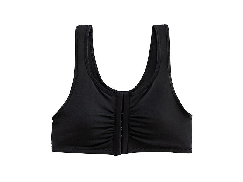 Maia Front Close Bra, Black