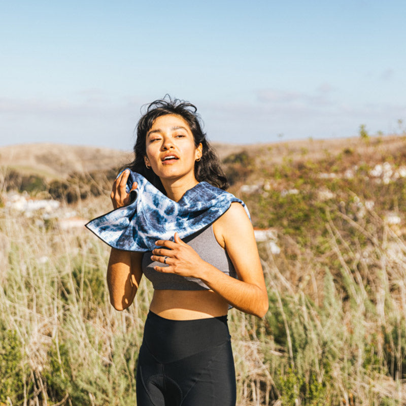 Mini Towel: Agua Blue