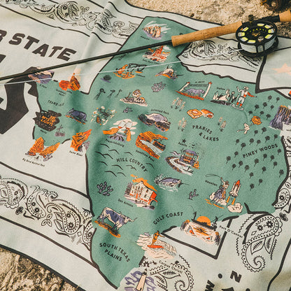 Original Towel: Texas Map