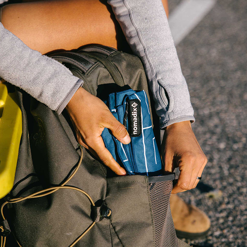 Ultralight Towel: Barton Dark Blue