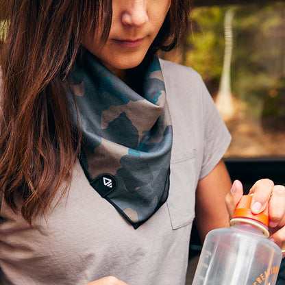 Bandana Towel: Camo Green