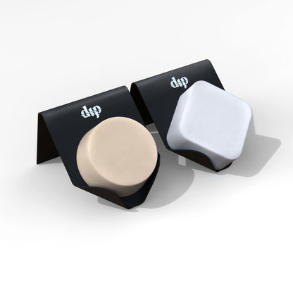 Life Preserver: Black Draining Soap Dish (single unit)