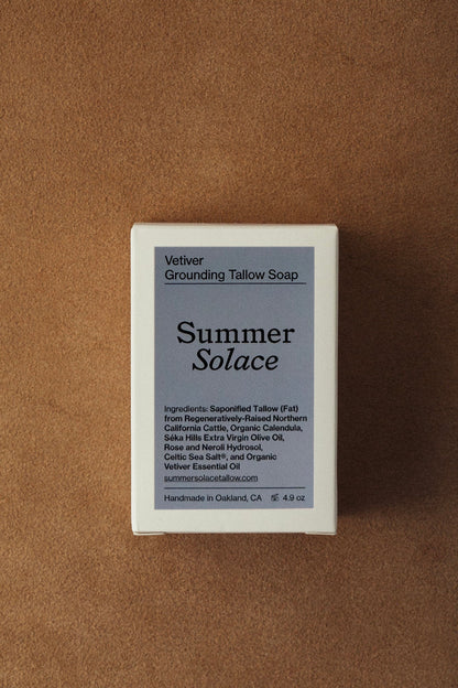 Vetiver Grounding Soap – Earthy Bar for Calm & Balance